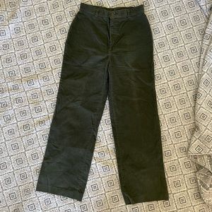 COPY - Green Corduroy High Waisted Flared Vintage Levi’s